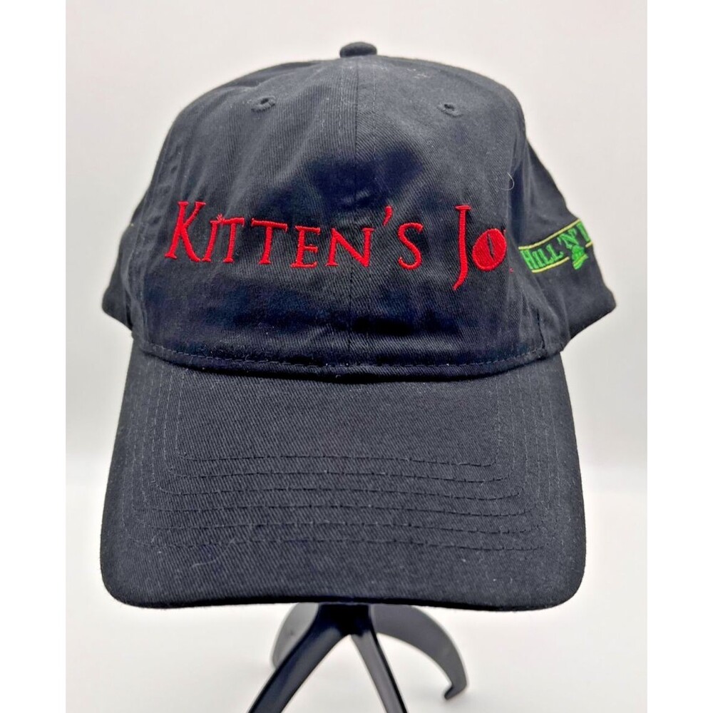 Kittens Joy Hill N Dale Farm Ball Cap Hat Black Strapback Horse Racing